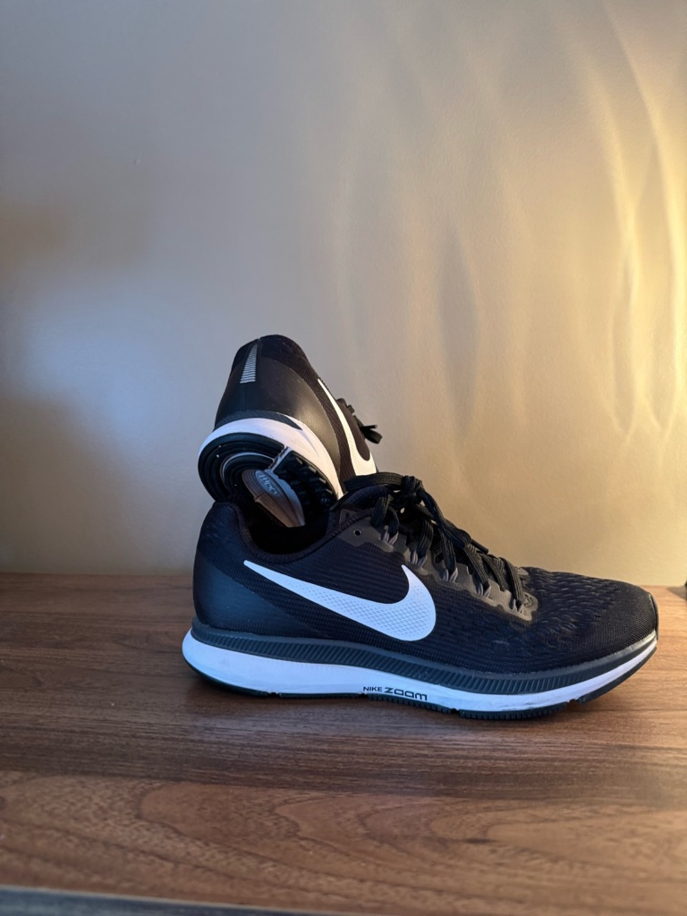Nike Men’s Athletic Sneakers - Black & Neon Yellow